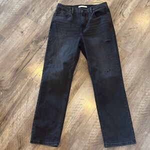 NWOT Black straight leg jeans